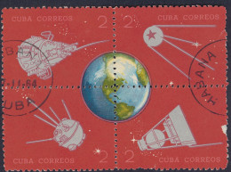 Cuba Post Stamp, Space - Blocs-feuillets