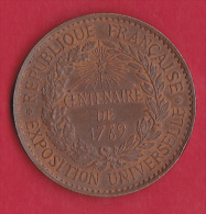 Centenaire De 1789 - Exposition Universelle De 1889 - SUP - Andere & Zonder Classificatie
