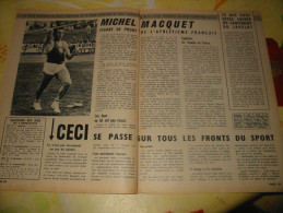 Athlétisme Français Michel MACQUET  1961 - Athlétisme