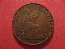 Grande-Bretagne - UK - Half Penny 1889 Victoria 3296 - C. 1/2 Penny