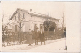 HITTFELD Sevetal Bei Hamburg Harburg Einzelwohnhaus Mit Bewohner Davor Winter Schnee 18.9.1922 Gelaufen - Uslar