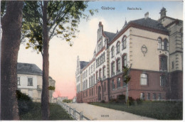 GÜSTROW Realschule Color 7.4.1914 Gelaufen - Güstrow