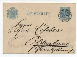 Netherlands POSTAL CARD 1880 - Briefe U. Dokumente