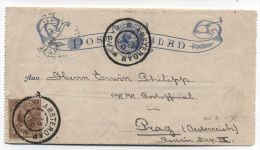 Netherlands/Czechoslovakia COVER 1895 - Lettres & Documents