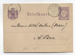 Netherlands POSTAL CARD 1880 - Briefe U. Dokumente