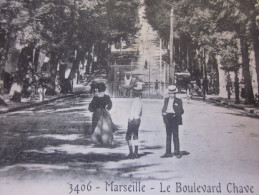 1908 CPA MARSEILLE LE BOULEVARD CHAVE  Département Bouches-du-Rhône Région Provence-Alpes Cote D'Azur - Cinq Avenues, Chave, Blancarde, Chutes Lavies