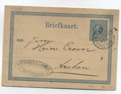 Netherlands/Germany POSTAL CARD 1877 - Briefe U. Dokumente