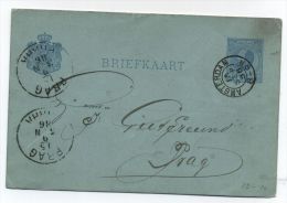 Netherlands POSTAL CARD 1886 - Lettres & Documents