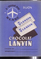 PC200 - PROTEGE CAHIER - CHOCOLAT LANVIN - DIJON - Protège-cahiers