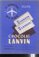 PC202 - PROTEGE CAHIER - CHOCOLAT LANVIN - DIJON - Protège-cahiers