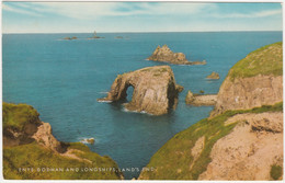 Enys Dodman And Longships, Land's End, Cornwall. Unposted - Land's End