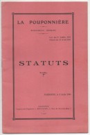 NARBONNE - LA POUPONNIERE  - STATUTS  - 1945 - Languedoc-Roussillon