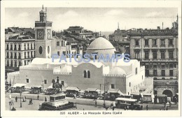 24755 AFRICA ALGER ARGELIA ALGERIA MOSQUE DJAMA DJEDID & TRAMWAY TRANVIA POSTAL POSTCARD - Non Classés