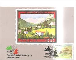 75465) Cartolina Maxmum-del Portogallo-con 40s. Riserve E Parchi Naturali 25-10-85 - Cartes-maximum (CM)