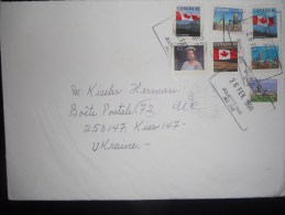 Canada Lettre De Joliette 1999 Pour Kiev - Storia Postale