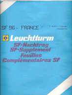LEUCHTTURM SF-Feuilles Préimprimées France  ANNEES 1996-19987 -1998 - Other & Unclassified