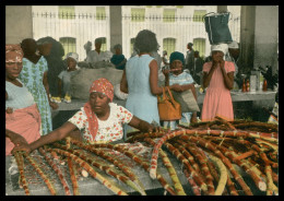 SÃO TOMÉ E PRÍNCIPE -FEIRAS E MERCADOS -Mercado ( Ed.Carlos F. N. Santos Nº 21) Carte Postale - Santo Tomé Y Príncipe