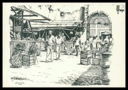 LUANDA - FEIRAS E MERCADOS -Demolições Do Antigo Mercado Da Caponte( Ed. U.N.A.P.) Carte Postale - Angola