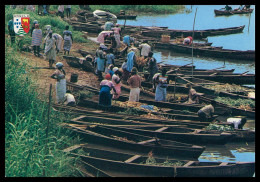 ANGOLA - FEIRAS E MERCADOS-Margem Do Rio Quanza Em Dia De Mercado( Ed. Elmar Nº 502) Carte Postale - Angola