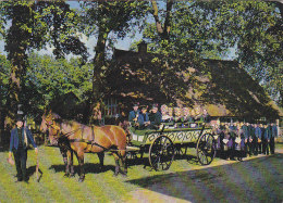 Scheessel - Brautwagen Mit Hochzeitszug - Volkstracht - Rotenburg (Wümme)