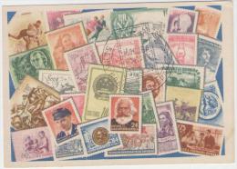 GOOD USSR / RUSSIA Postcard 1956 - Stamps On Postcard With Special Cancel 1959 - 1950-59