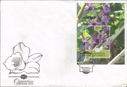 E)2013 CUBA, ORCHIDS, FLOWERS, FDC - Gebruikt