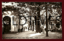 PEDRAS SALGADAS - PARQUE E FONTES GRANDE ALCALINA E PENEDO - 1940 REAL PHOTO PC - Vila Real