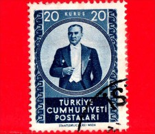 TURCHIA - Usato - 1953 - Kemal Atatürk (1881-1938), Primo Presidente - 20 - Usati