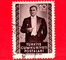 TURCHIA - Usato - 1953 - Kemal Atatürk (1881-1938), Primo Presidente - 10 - Usati