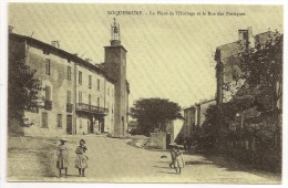 83 - ROQUEBRUNE - REPRO - La Place De L'Horloge Et La Rue Des Portiques - Edition NEP "La Belle Epoque" - Roquebrune-sur-Argens