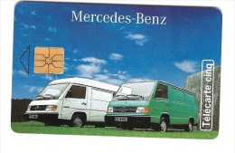 Télécarte  Automobile  MERCEDES - BENZ, Les  Sprinter, 5 U, Gn  30, 05 / 94,  30 000  Ex, Cote  6 € - 5 Einheiten