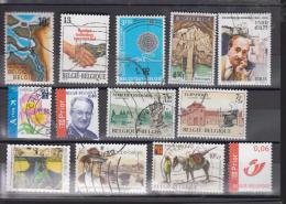 Belgique Lot 13 Timbres Oblitérés - Used Stamps