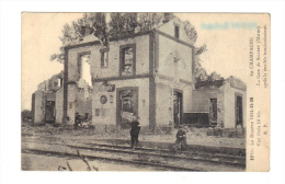 Guerre 14-18: La Gare De Sillery Apres Le Terrible Bombardement (15-3941) - Sillery