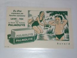 BUVARD Publicitaire  BLOTTING PAPER   Savon Palmolive  Jeune Garcon  Ete - Perfume & Beauty