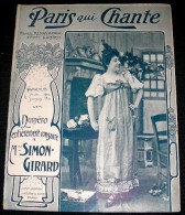 PARIS QUI CHANTE. 1905. 145. MADAME SIMONE GIRARD - Musique