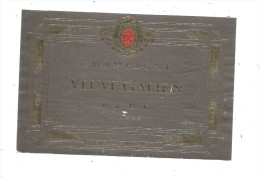 étiquette , CHAMPAGNE , VEUVE GALIEN , Brut , élaboré à 51599 Par NM 150 à 51454 , Distribué Par NICOLAS - Champan