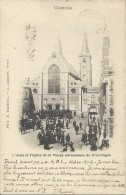 Courtrai  -  L´Aréa Et L´Eglise De La Vierge Miraculeuse De Groenigue;  1903 - Kortrijk