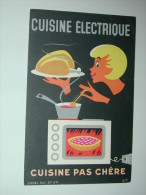 BUVARD  CUISINE ELECTRIQUE Four  Cuisinère - Electricity & Gas