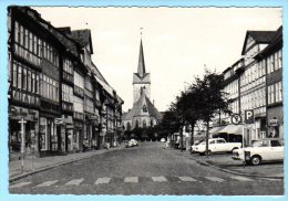 Duderstadt - S/w Marktstraße Mit Sankt Servatius Kirche - Duderstadt