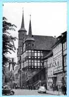 Duderstadt - S/w Rathaus Mit Mariensäule - Duderstadt