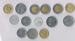 Italia .....   X 12  !!!!ensemble De Pièces De Monnaie-set Of Coins - Otros & Sin Clasificación