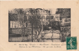 ( CPA 44 )  VARADES  /  St-Florent - Inondations 1910 - Château De La Madeleine - Ce Qui Reste Du Pont - - Varades