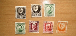 Edifil 2 Sellos Del  655 MNH ,656 Nuevo Con Goma Y Fijasello,658 Y 659 Usado,661 MNG,con Numeros De Control Al Dorso - 1931-50 Unused Stamps