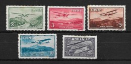 RUMANÍA YVERT Nº AV. 14/18* - Unused Stamps