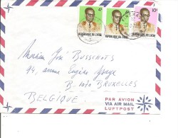 Zaire ( Lettre Par Avion De 1972 De Kinshasa Vers La Belgique à Voir) - Used Stamps