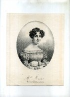 - Mlle MARS . LITHO DU XIX E S. - Théâtre & Déguisements