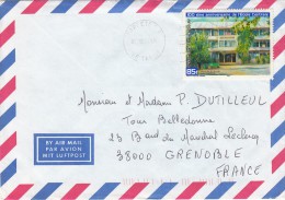 LETTRE POLYNESIE FRANCAISE PAPETE POUR GRENOBLE / 6524 - Storia Postale