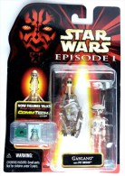 STAR WARS 1995 BLISTER US EPISODE I FIGURINE GASGANO + PIT DROID - Episode I