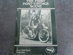 THE FIRST POST-VINTAGE SCENE  (64 Pages Illustrées De Motos) - 1950-Hoy