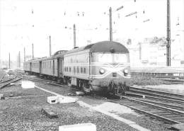 Belgique       Chemin De Fer . Vapeurs Belges (format  14,5x10,5) Locomotive Ligne Binche Arrivant  A Bruxelles Midi - Other & Unclassified